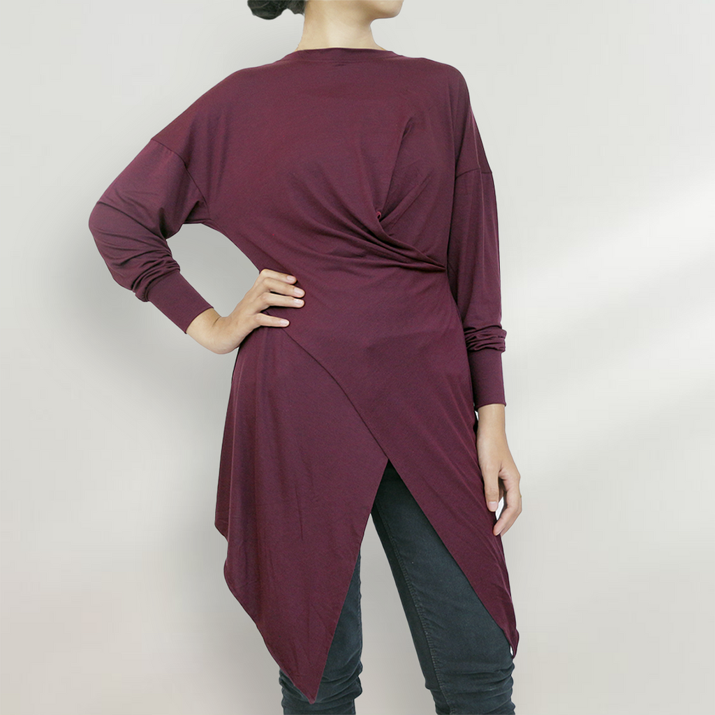 Aretha Blouse - Blouse Wanita Lengan Panjang