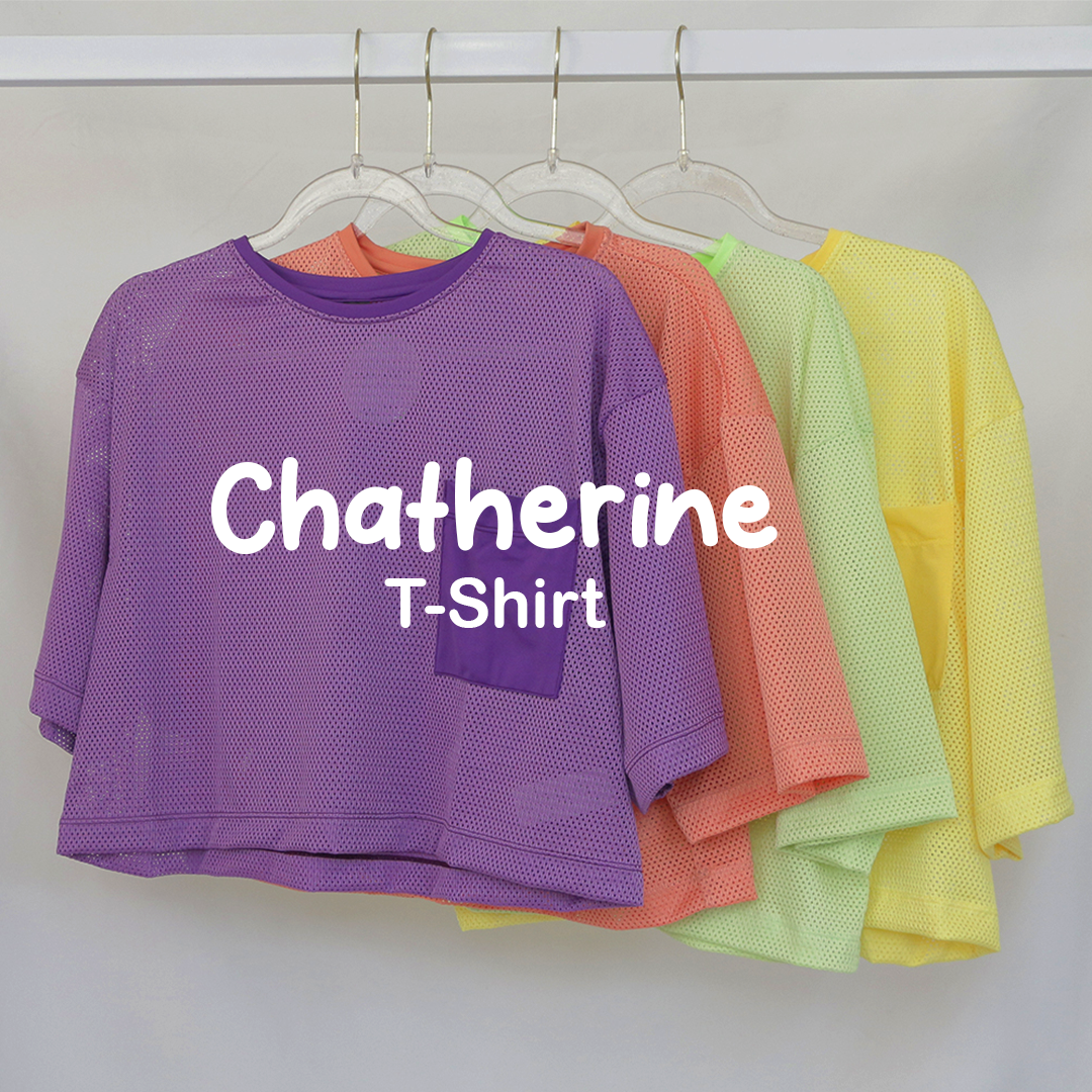 Chatherine T-Shirt Mesh - Kaos Luaran Wanita
