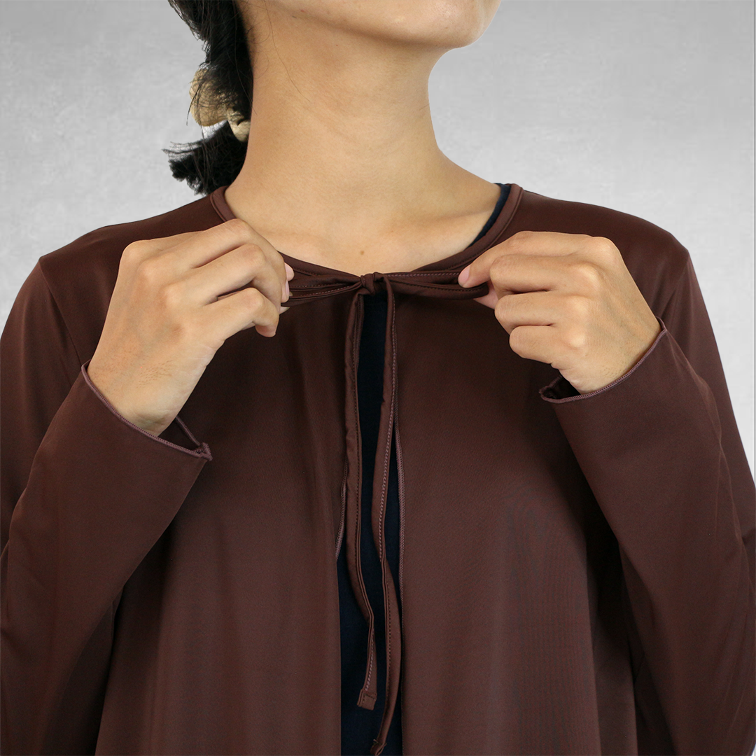 Winner Vogue Kaylee Outer Cardigan Casual - Kardigan polos Luaran Wanita Tali Bahan Premium Dingin