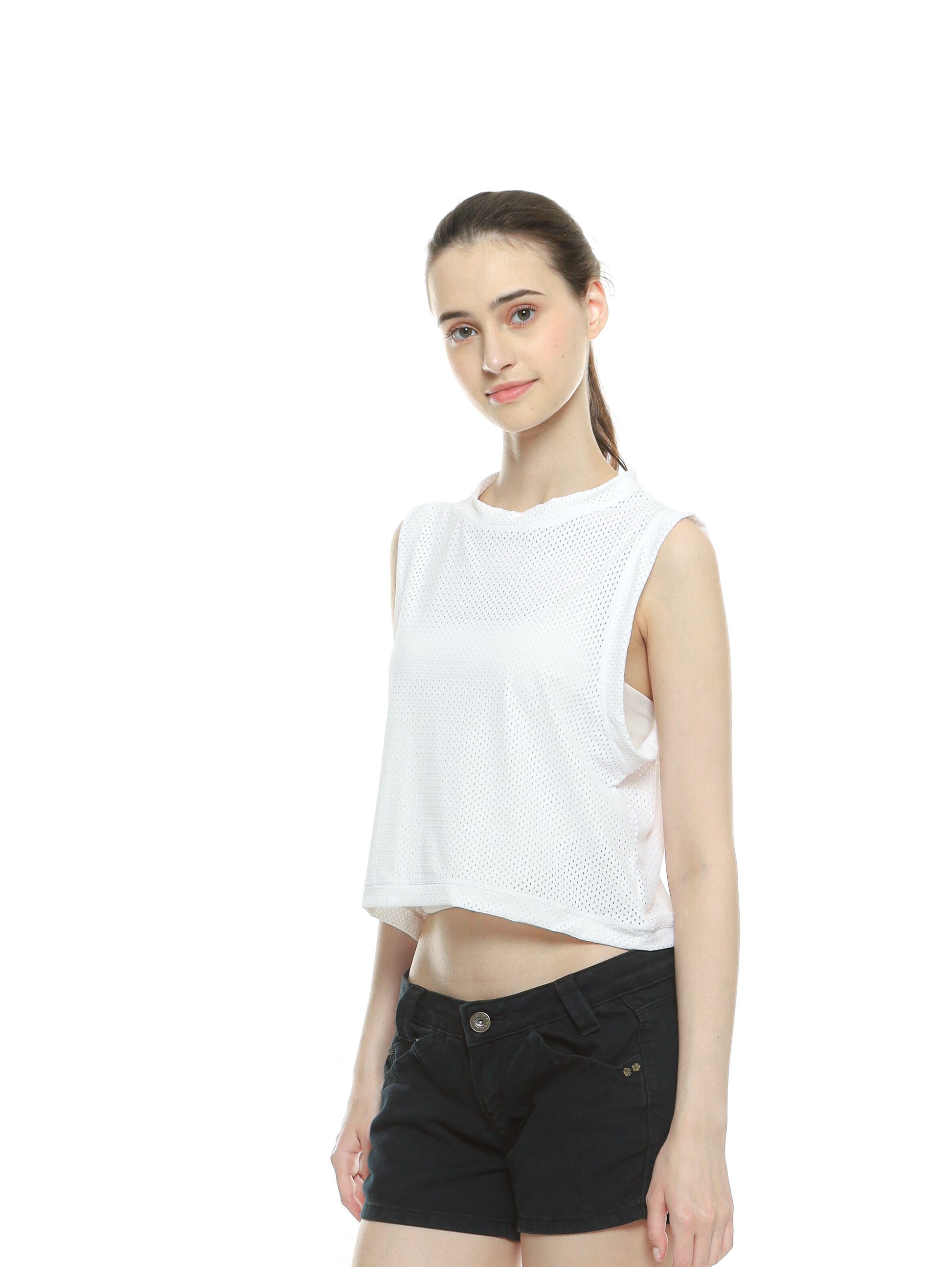 Jennie Top Mesh - Baju Outer Olahraga
