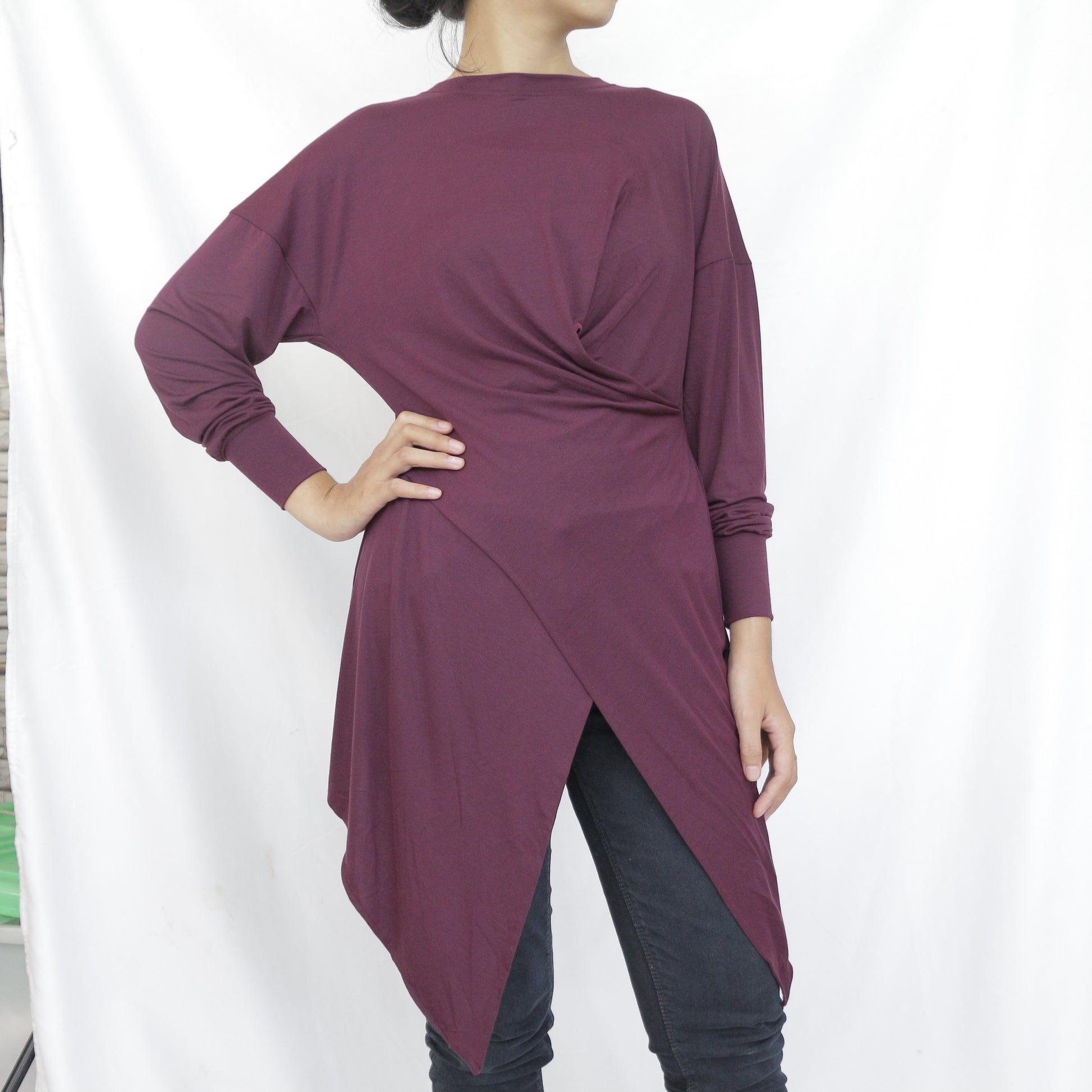 Aretha Blouse - Blouse Wanita Lengan Panjang