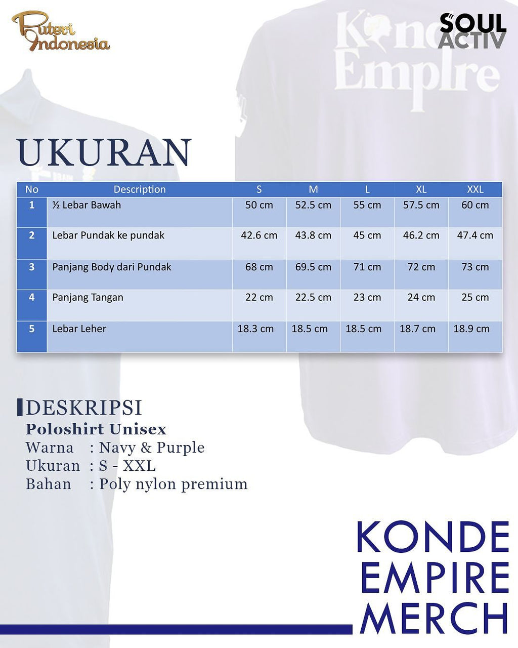 Konde Empire 'Nana' Polo Shirt - SoulActiv x Naturica