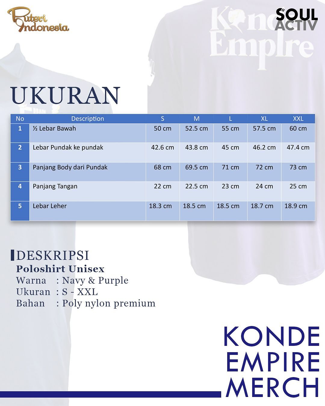 Konde Empire 'Nana' Polo Shirt - SoulActiv x Naturica