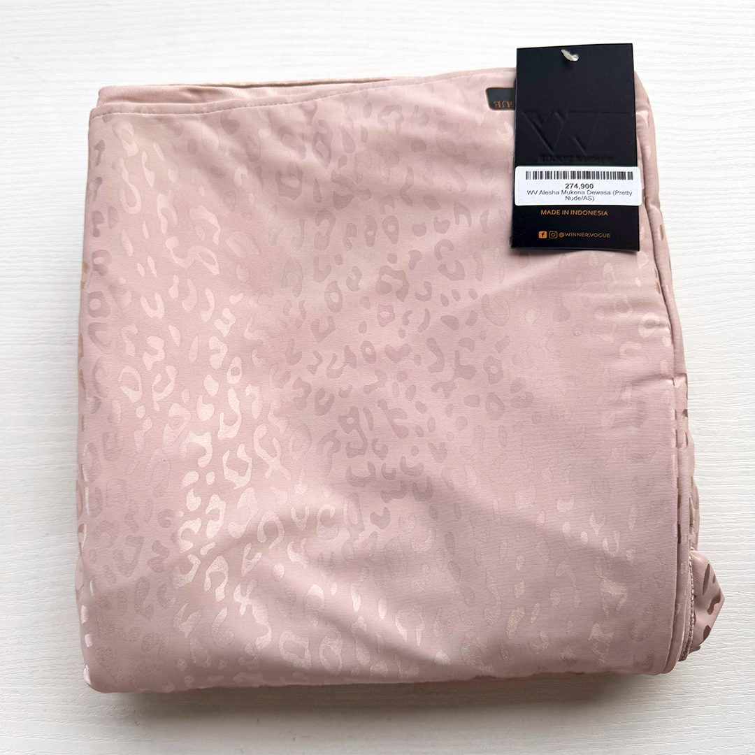 Winner Vogue Alesha Mukena Motif Embossed - Mukena Dewasa Berbahan Halus, Dingin, & Bermotif Cantik