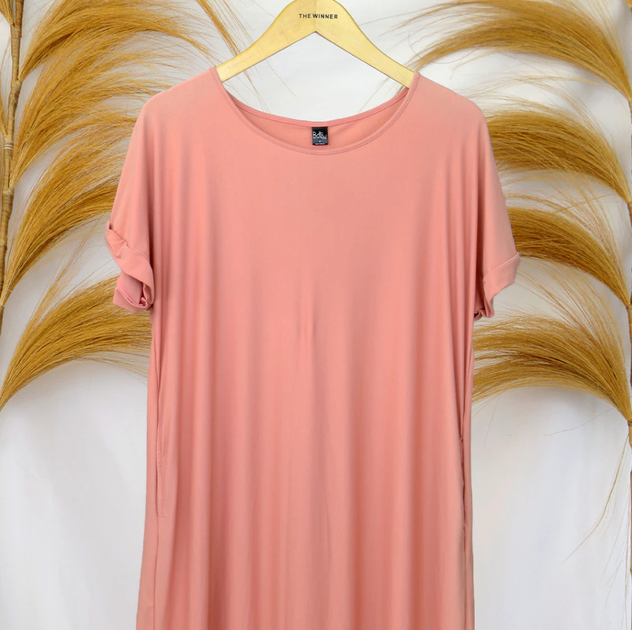 Kanye Dress Gaun Lengan Pendek Wanita