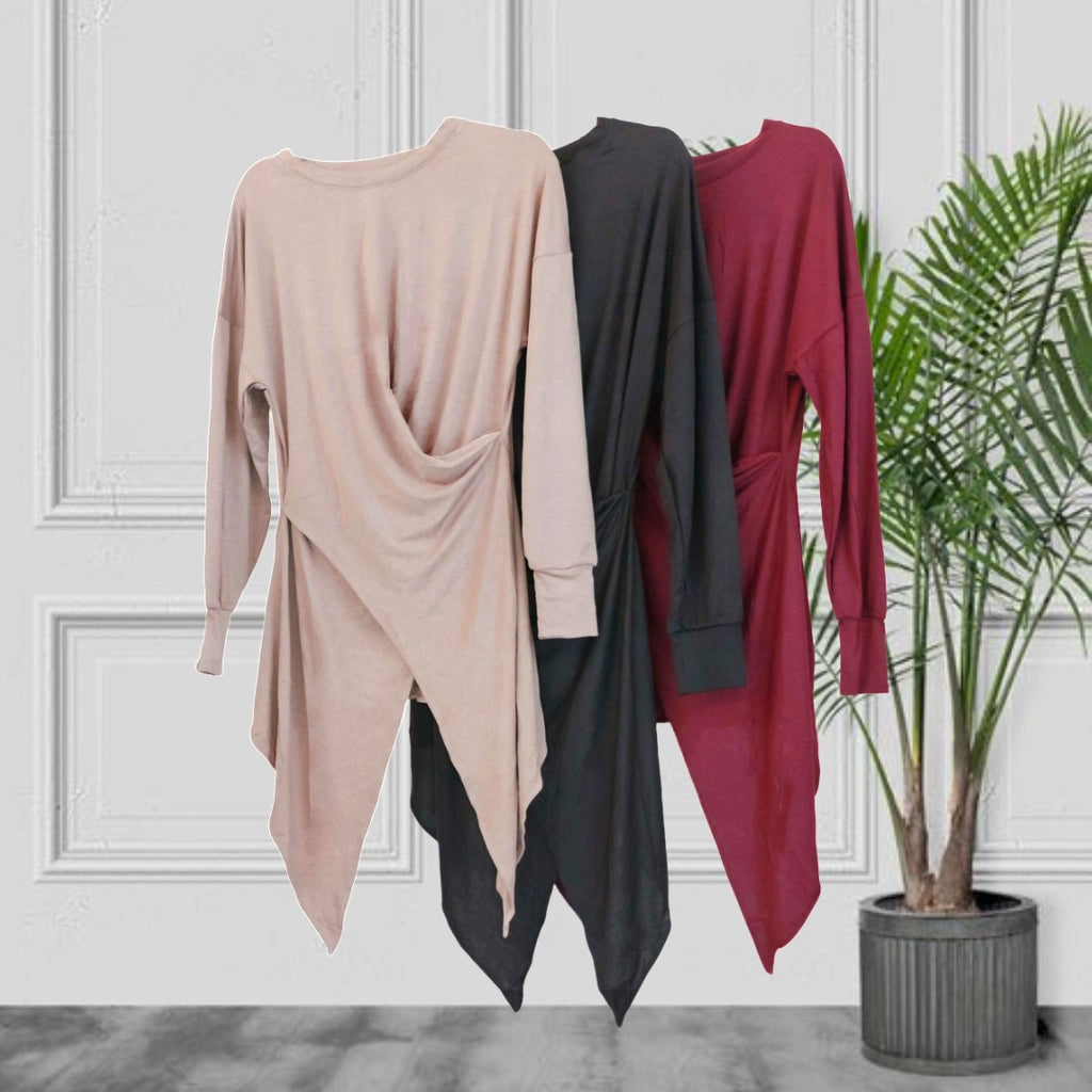 Aretha Blouse - Blouse Wanita Lengan Panjang