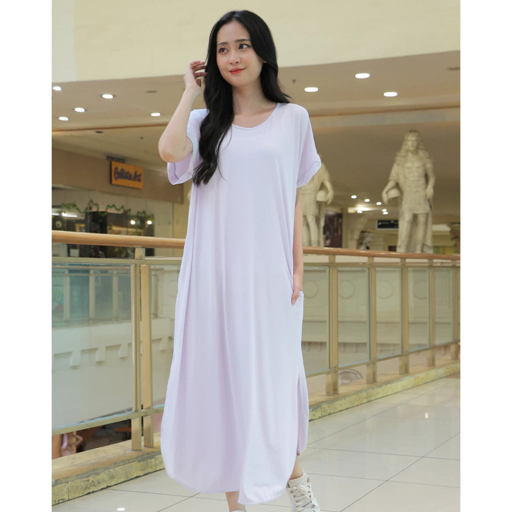 Kanye Dress Gaun Lengan Pendek Wanita