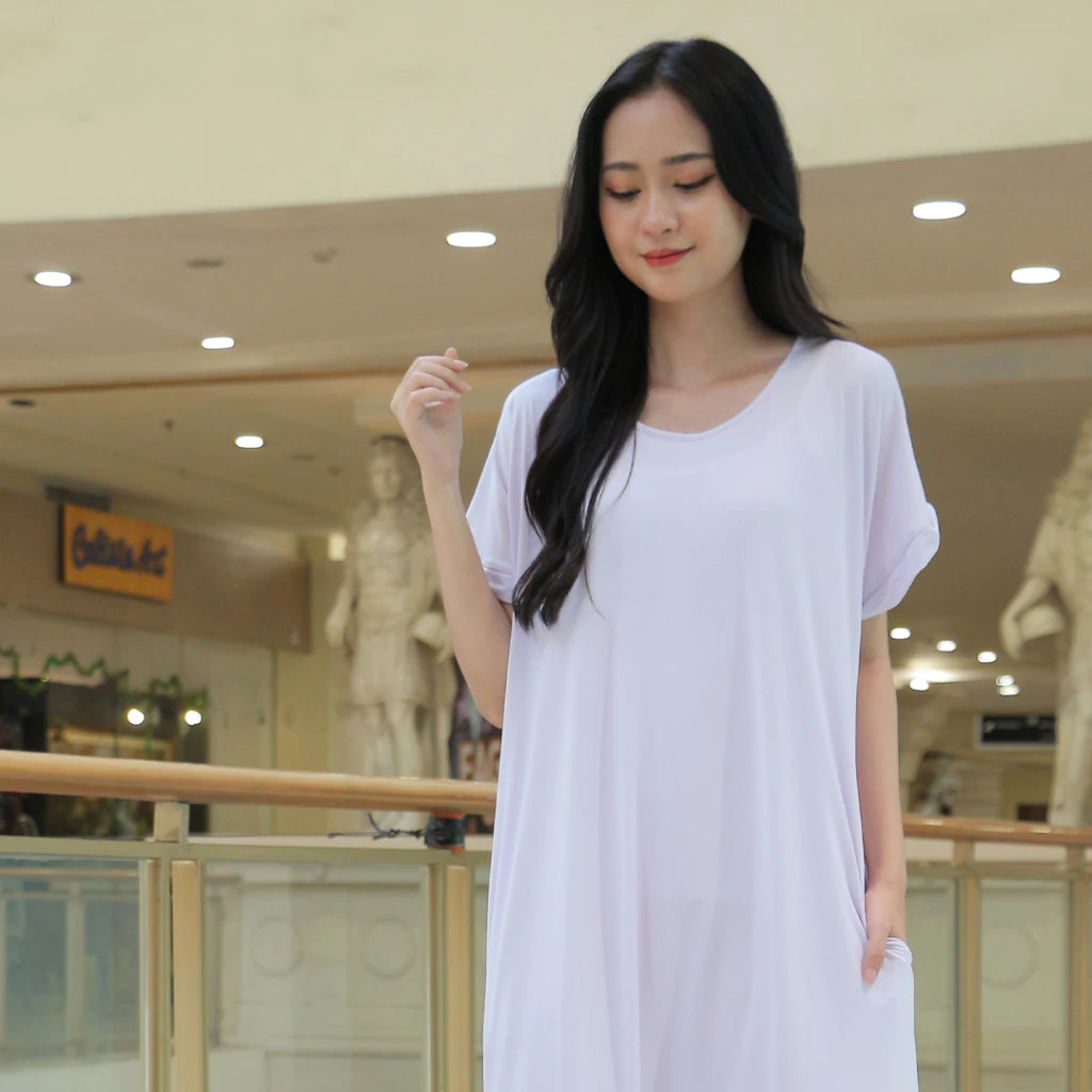 Kanye Dress Gaun Lengan Pendek Wanita