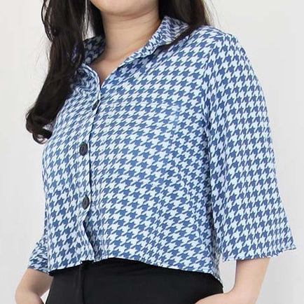 Crop Blouse Wanita - Malinka Crop Blouse