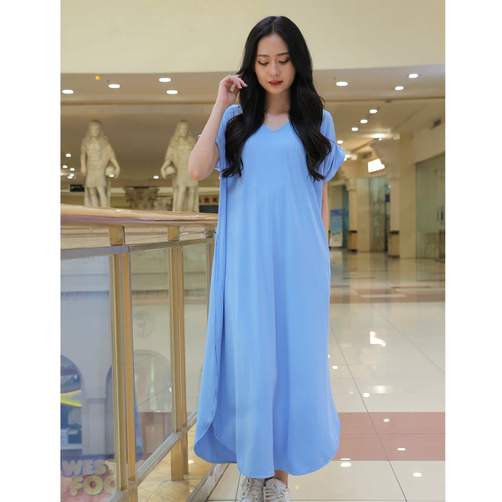 Kanye Dress Gaun Lengan Pendek Wanita
