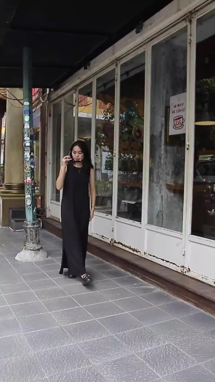Gissel Midi Dress Nylon Wanita