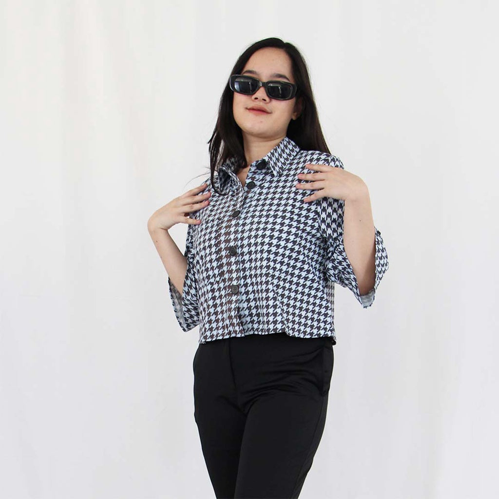 Crop Blouse Wanita - Malinka Crop Blouse
