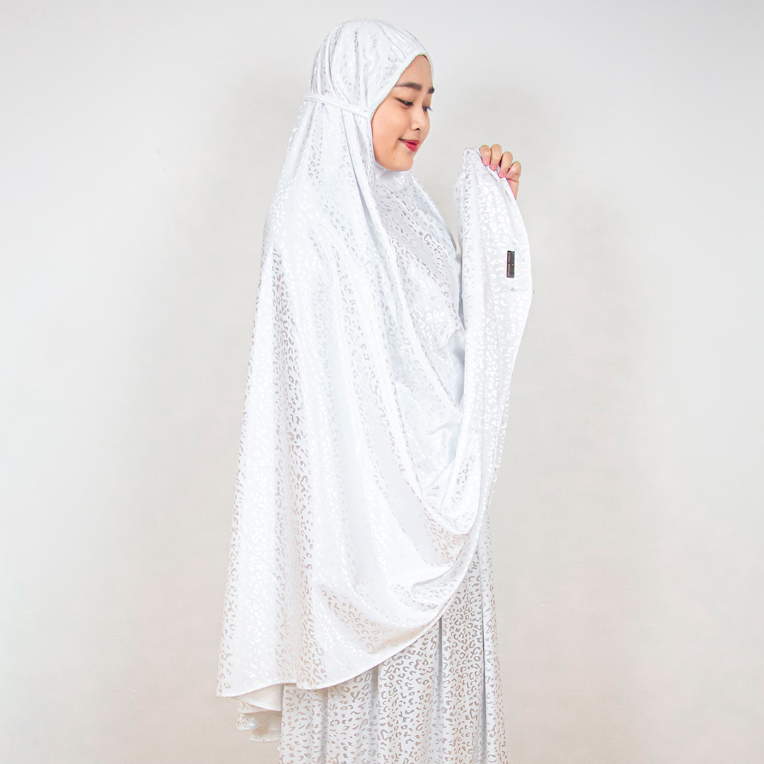 Winner Vogue Alesha Mukena Motif Embossed - Mukena Dewasa Berbahan Halus, Dingin, & Bermotif Cantik