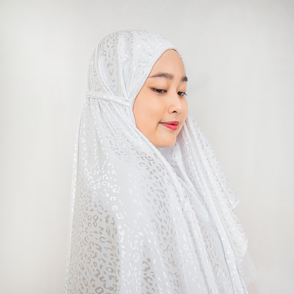 Winner Vogue Alesha Mukena Motif Embossed - Mukena Dewasa Berbahan Halus, Dingin, & Bermotif Cantik