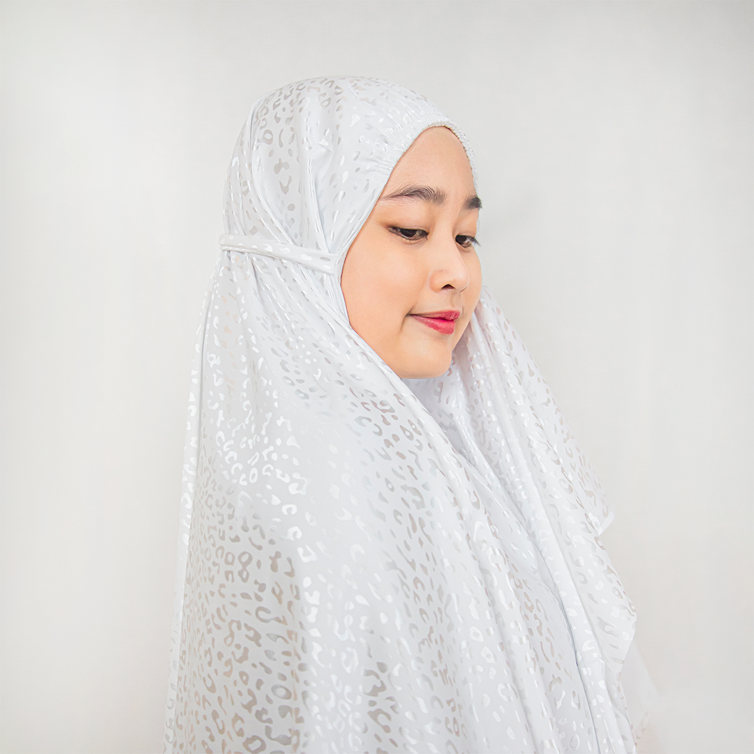 Winner Vogue Alesha Mukena Motif Embossed - Mukena Dewasa Berbahan Halus, Dingin, & Bermotif Cantik